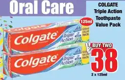 Boxer Superstores Colgate Triple Action Toothpaste Value Pack offer