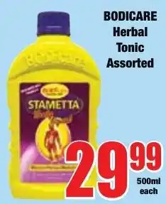 Boxer Superstores Bodicare Herbal Tonic Assorted offer