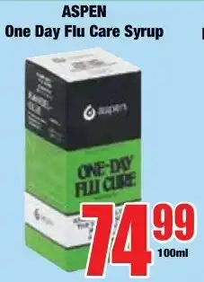 Boxer Superstores Aspen One Day Flu Care Syrup offer