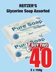 Boxer Superstores Reitzer's Glycerine Soap Assorted offer