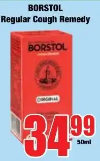 Boxer Superstores Borstol Regular Cough Remedy offer