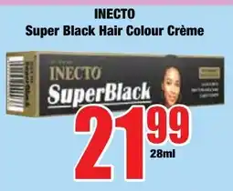 Boxer Superstores Inecto Super Black Hair Colour Crème offer