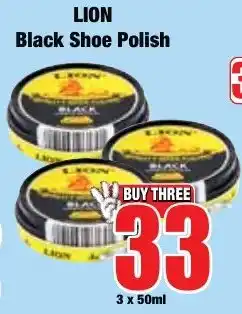 Boxer Superstores Lion Black Shoe Polish offer