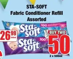 Boxer Superstores Sta-Soft Fabric Conditioner Refill Assorted offer