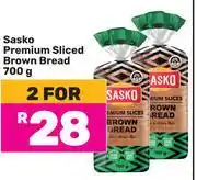 Game Sasko Premium Sliced Brown Bread-For 2 x 700g offer