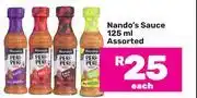 Game Nando's Sauce Assorted-125ml offer