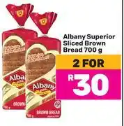 Game Albany Superior Sliced Brown Bread-For 2 x 700g offer
