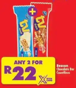 Shoprite Beacon Chocolate Bar Countlines offer