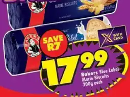 Shoprite Bakers Blue Label Marie Biscuits offer