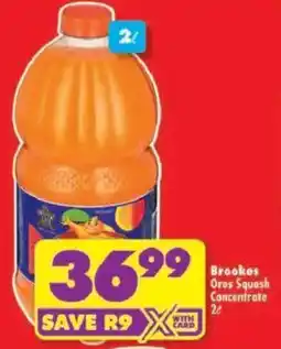 Shoprite Brookes Oros Squash Concentrate offer