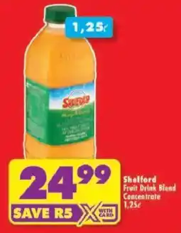Shoprite Shelford Fruit Drink Blend Concentrate offer
