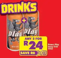 Shoprite Power Play Energy Drink offer