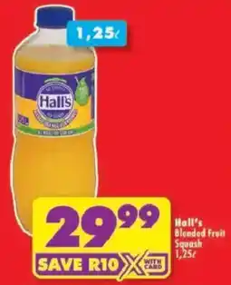 Shoprite Hall's Blended Fruit Squash offer