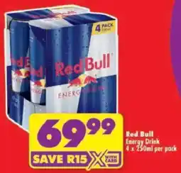 Shoprite Red Bull Energy Drink offer