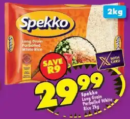 Shoprite Spekko Long Grain Parboiled White Rice offer