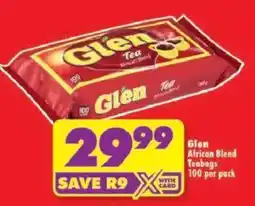 Shoprite Glen African Blend Teabags offer