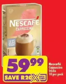 Shoprite Nescafé Cappuccino Sticks offer