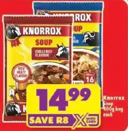 Shoprite Knorrox Soup offer