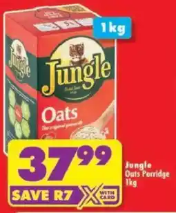 Shoprite Jungle Oats Porridge offer