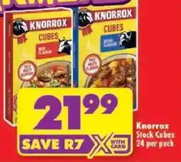 Shoprite Knorrox Stock Cubes offer