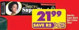 Shoprite Inecto Super Black Hair Colour offer