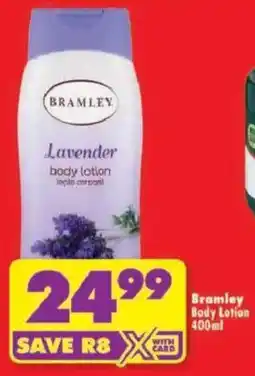 Shoprite Bramley Body Lotion offer