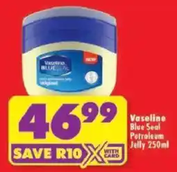 Shoprite Vaseline Blue Seal Petroleum Jelly offer