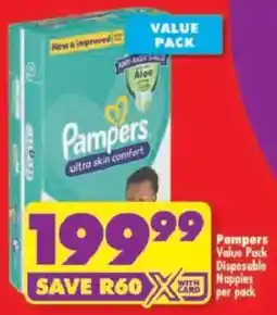 Shoprite Pampers Value Pack Disposable Nappies offer