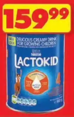 Shoprite Nestle Lactokid Stage 4 Creamy Drink for Growing Children offer