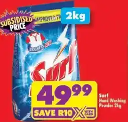 Shoprite Surf Hand Washing Powder offer