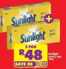 Shoprite Sunlight Laundry Soap offer