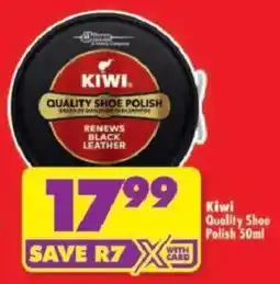 Shoprite Kiwi Quality Shoe Polish offer