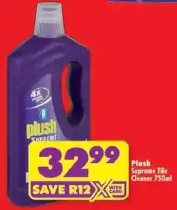 Shoprite Plush Supreme Tile Cleaner offer
