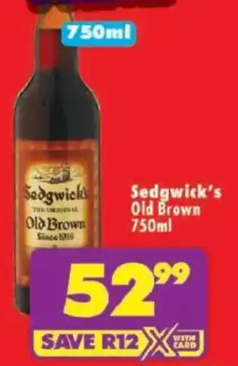 Shoprite Sedgwick's Old Brown offer