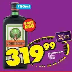 Shoprite Jägermeister Liqueur offer