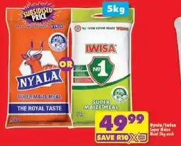 Shoprite Nyala/ Iwisa Super Maize Meal offer