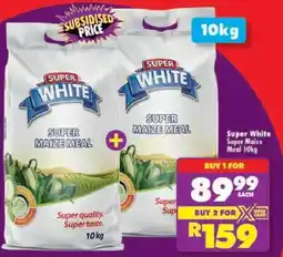 Shoprite Super White Super Maize Meal offer