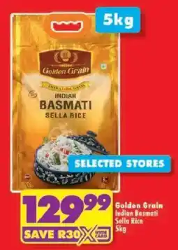 Shoprite Golden Grain Indian Basmati Sella Rice offer