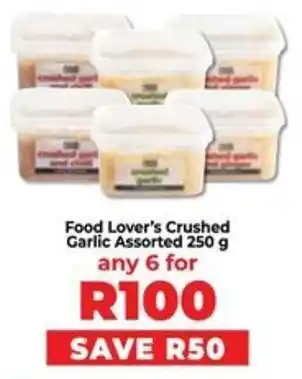 Food Lover's Market Food Lover's Crushed Garlic Assorted offer