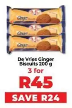 Food Lover's Market De Vries Ginger Biscuits offer