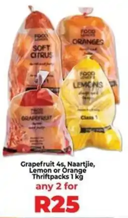 Food Lover's Market Grapefruit, Naartjie, Lemon or Orange Thriftpacks offer