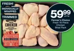 Checkers Hyper Farmer's Choice Fresh Chicken Braai Pack offer