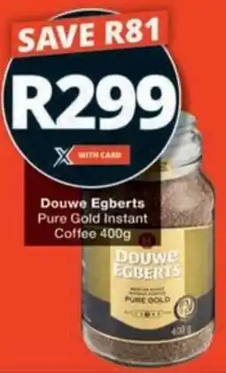 Checkers Hyper Douwe Egberts Pure Gold Instant Coffee offer