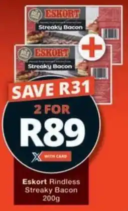 Checkers Hyper Eskort Rindless Streaky Bacon offer