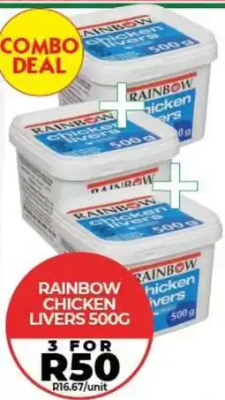 1UP Rainbow chicken livers offer