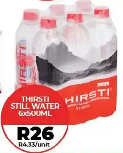 1UP Thirsti still water offer