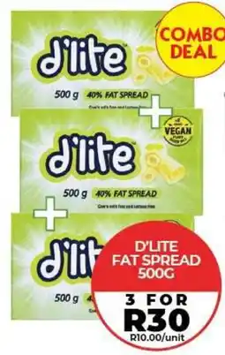 1UP D'lite fat spread offer