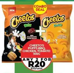 1UP Cheeto's puffs bbq, chicken, tomato offer