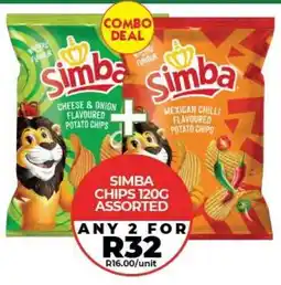 1UP Simba chips assorted offer