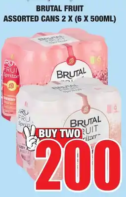 Boxer Liquors Brutal fruit assorted cans offer